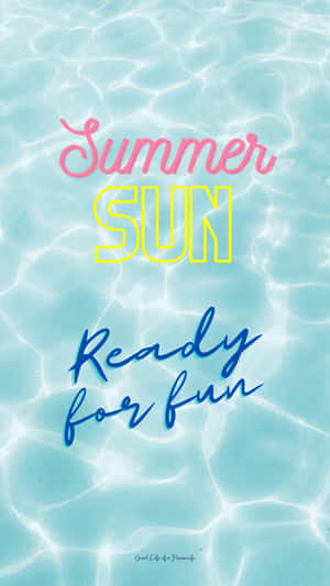 Keep Cool This Summer With Our Latest Trendy Iphone. Wallpaper