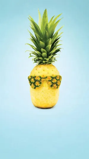 Keep It Cool, Iphone Style With Pineapple! Wallpaper