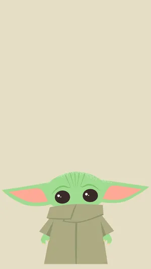 Keep Your Star Wars Fandom Alive With Baby Yoda Phone! Wallpaper