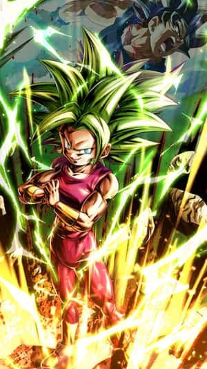 Kefla Power Unleashed Dragon Ball Super Wallpaper