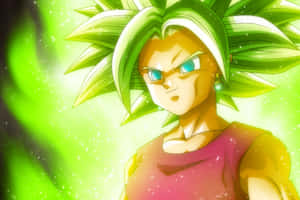 Kefla Super Saiyan Green Aura Wallpaper