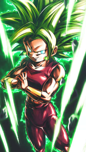 Kefla Super Saiyan Power Up Wallpaper