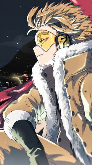 Keigo Takami Cool Eyeglasses And Fur Jacket Wallpaper