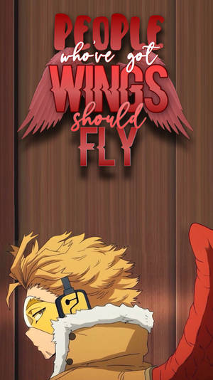 Keigo Takami People Who've Got Wings Should Fly Wallpaper