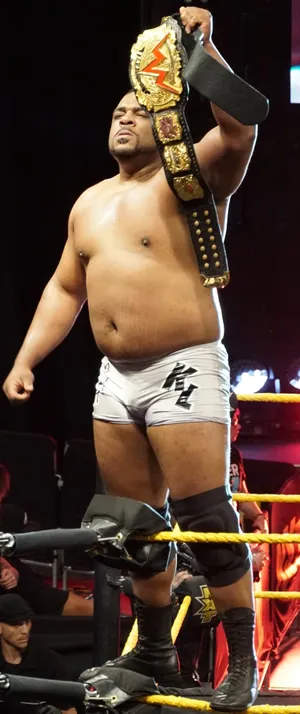 Keith Lee World Wrestling Network Championship Belt Wallpaper