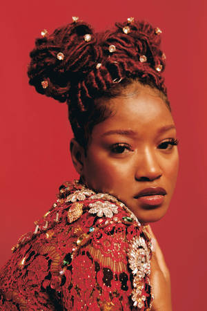 Keke Palmer Lula Hyers Red Wallpaper