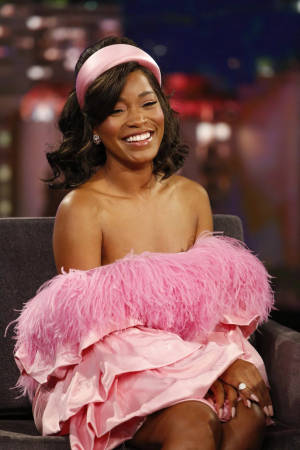 Keke Palmer On Jimmy Kimmel Wallpaper