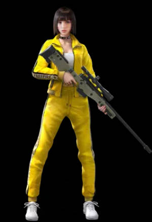 Kelly As Free Fire Character Wallpaper