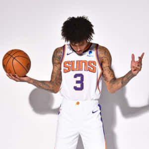 Kelly Oubre Jr. White Nike Jersey Wallpaper