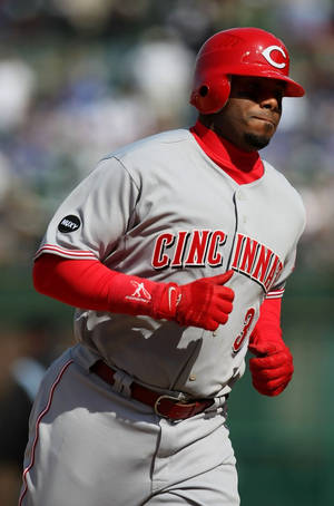 Ken Griffey Jr Cincinnati Reds Running Wallpaper