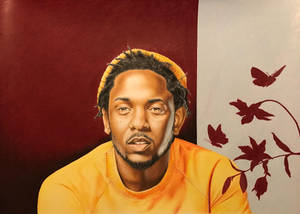 Kendrick Lamar Digital Drawing Wallpaper