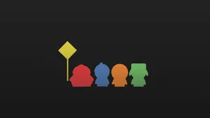 Kenny Mccormick Colorful Character Wallpaper