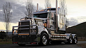 Kenworth Chrome Truck Wallpaper