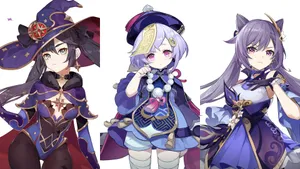 Keqing, Daring And Determined Wallpaper