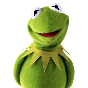 Kermit The Frog Posing With A Guitar Wallpaper