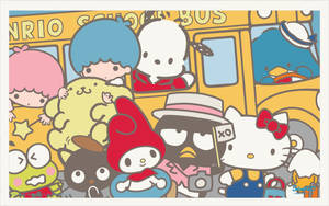 Keroppi With Friends Field Trip Wallpaper