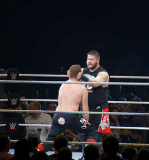 Kevin Owens Sami Zayn Power Match Wallpaper