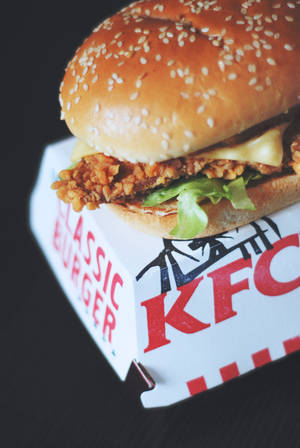 Kfc Burger Food Photography Wallpaper