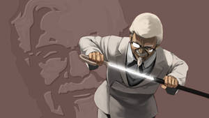 Kfc Colonel Sanders Anime Wallpaper