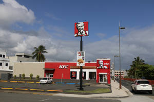 Kfc Fast Food Restaurant Wallpaper