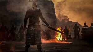 Kgf 4k Adheera Sword Wallpaper