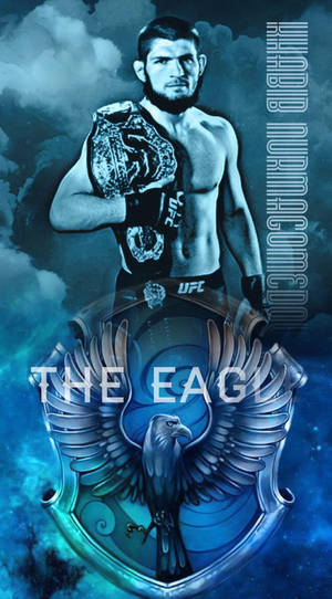 Khabib Nurmagomedov Blue Eagle Wallpaper