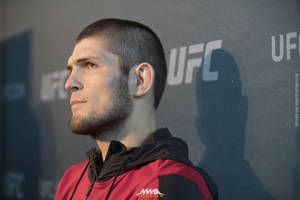 Khabib Nurmagomedov Side Profile Wallpaper