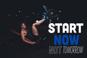 Kickstart Your Fitness Journey Today! Wallpaper