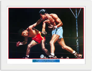 Kid Gavilan Striking Down Wallpaper