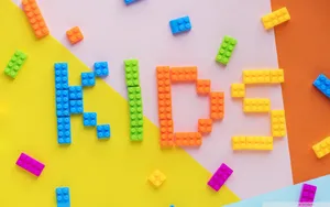 Kids Colorful Lego Wallpaper