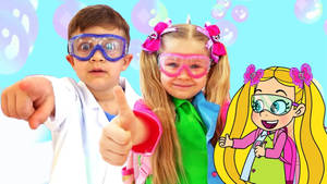 Kids Diana Show Thumbs Up Wallpaper