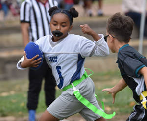 Kids Flag Football Tryouts Season Wallpaper