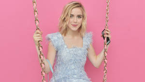 Kiernan Shipka In Swing Wallpaper