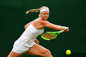 Kiki Bertens Determined Expression Wallpaper