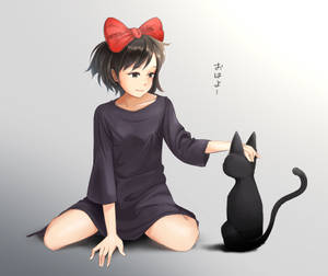 Kiki Kawaii From Kikis Delivery Service Wallpaper