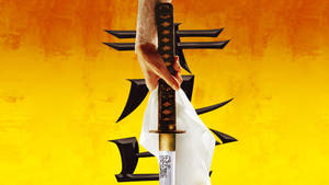 Kill Bill Black Katana Poster Wallpaper