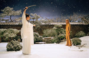 Kill Bill O-ren And Bride Duel Wallpaper