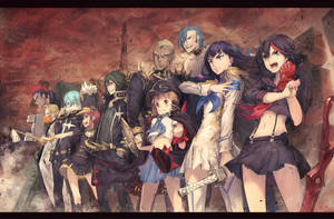 Kill La Kill Characters Line Up Wallpaper