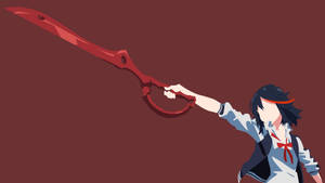 Kill La Kill Red Scissor Blade Wallpaper