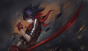 Kill La Kill Ryuko Painting Wallpaper