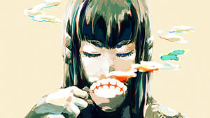 Kill La Kill Satsuki Coffee Wallpaper