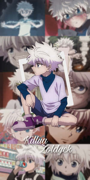 Killua Cute Collage Wallpaper