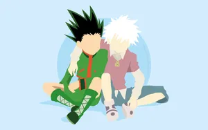 Killua Cute Ground Wallpaper