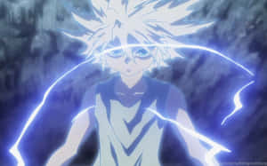 Killua Cute Lightning Wallpaper