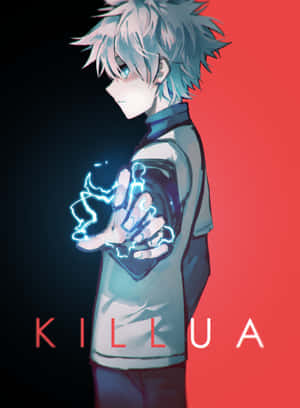 Killua Cute Red Wallpaper