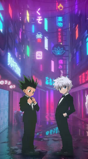 Killua Cute With Gon Wallpaper