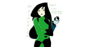 Kim Possible In Action With Her Sidekick Ron Stoppable Wallpaper