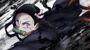 Kimetsu No Yaiba’s Nezuko Kamado Muzzled Wallpaper