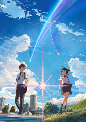 Kimi No Na Wa Taki And Mitsuha Wallpaper