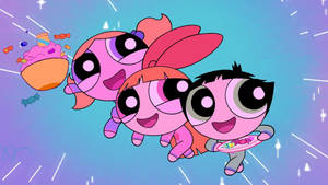 Kindergarten Heroes Powerpuff Girls Wallpaper